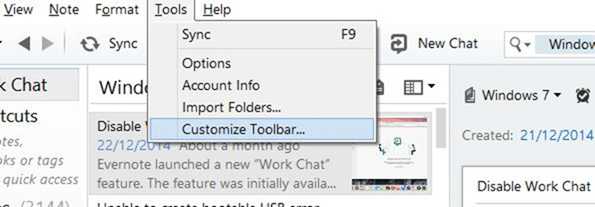 REMOVER O WORK CHAT DO EVERNOTE PICTURE1