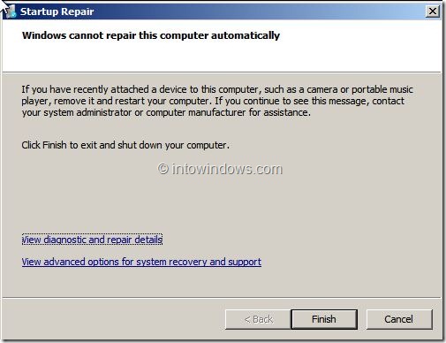 Como reparar problemas de inicialização do Windows 7 sem mídia de instalação 3 Como reparar problemas de inicialização do Windows 7 sem mídia de instalação
