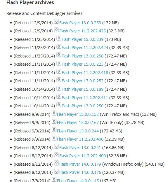 Como reverter para uma versão anterior do Flash Player no Windows 2 Reverter para a versão anterior