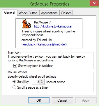 KatMouse para rolar sem clicar