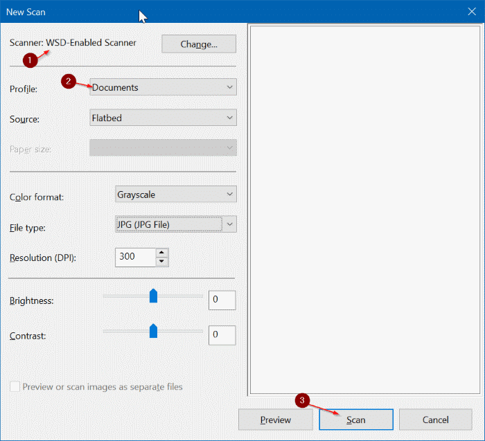 Salve arquivos digitalizados como PDF usando o Windows Fax & Scan