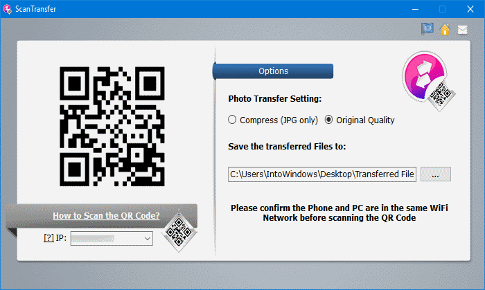 ScanTransfer: Transfira arquivos do Android e iPhone para o PC via Wi-Fi 3 Transfira arquivos do Android e iPhone para o PC via Wi-Fi