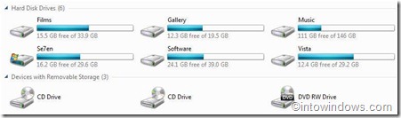 Como: Mostrar/ocultar letras de unidade no Windows 7 e Vista