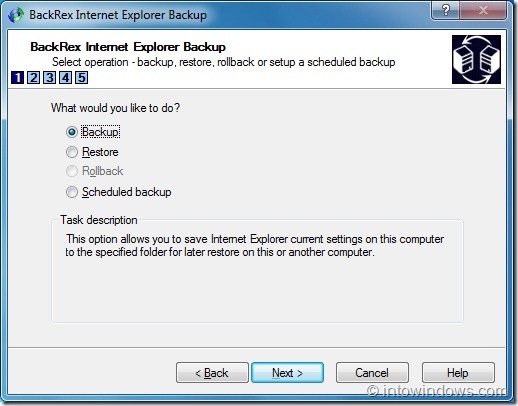 Faça backup e restaure as configurações do Internet Explorer com o BackRex IE Backup