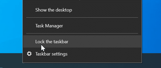 Para tornar a barra de tarefas maior