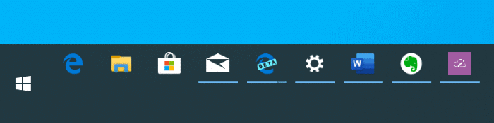 Para tornar a barra de tarefas maior