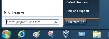Como tornar o padrão de hibernação no menu Iniciar do Windows 7