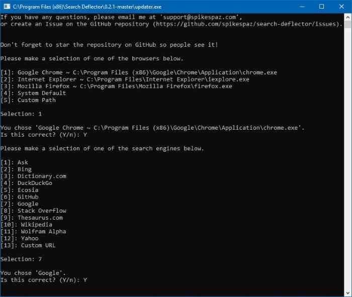 Tornar o Google padrão na pesquisa na Web da barra de tarefas do Windows 10
