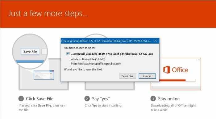 Transferir o Office 365 para outro PC ou computador Windows