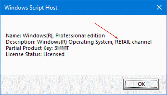 Como transferir a licença do Windows 10 para um novo/outro computador 2 Como verificar se o seu tipo de licença do Windows 10 é de varejo?