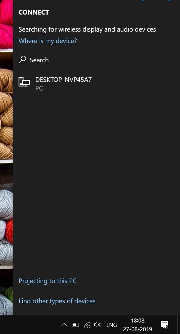 Use o laptop Windows 10 como um segundo monitor