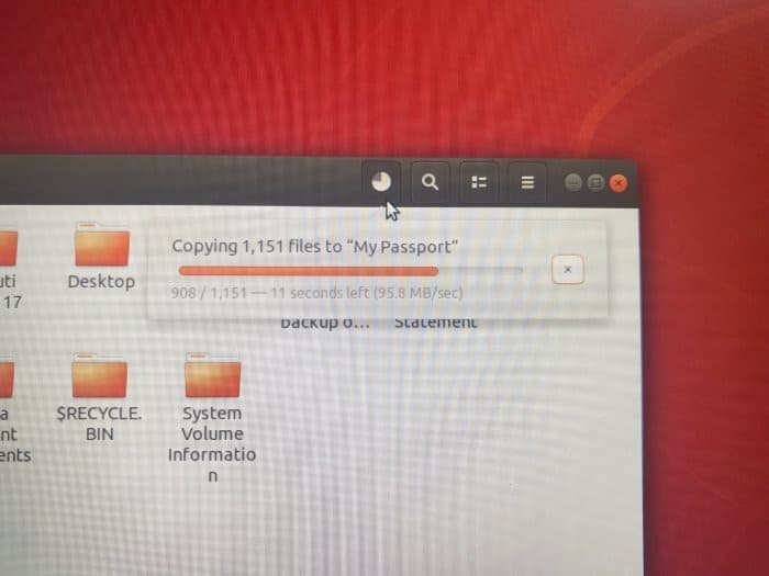 Faça backup de dados do PC usando o Ubuntu live USB