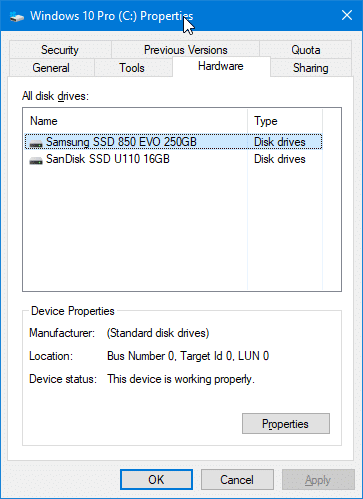 Verifique se o seu PC possui SSD usando o Explorador de Arquivos