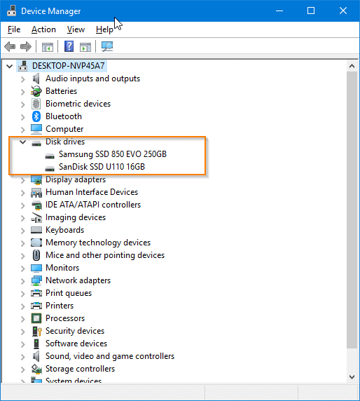 Verifique se o seu PC tem SSD através do Gerenciador de Dispositivos