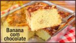 Bolo de Banana com Chocolate: Aprenda a Fazer uma Massa Fofinha e Super Fácil com Receitas de Pai