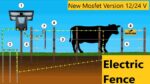 Circuito de cerca elétrica DIY / Nova versão Mosfet 12/24 V