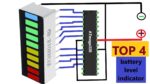 Como fazer o circuito indicador de nível do carregador de bateria Top 4