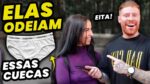 CUECAS que as MULHERES mais ODEIAM e GOSTAM de ver os HOMENS usando (Fui pras Ruas Descobrir!)