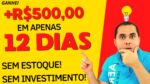 Ganhei mais de R$500,00 em 12 dias de renda extra usando estes sites! SEM ESTOQUE SEM MERCADO LIVRE!