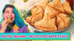 O PASTEL MAIS DIFERENTE e FÁCIL para fazer em casa | Pastel Indiano Samosa | Receita Indiana | RM755