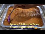 Os donos de mercado não querem que vc veja essa receita, 2,800g de doce leite com 1 ingrediente.