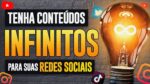 COMO TER CONTEÚDOS PARA POSTAR POR 5 ANOS COM UMA ÚNICA PESQUISA