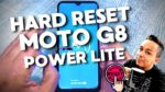 HARD RESET MOTO G8 POWER LITE, DESBLOQUEAR, FORMATAR E RESTAURAR