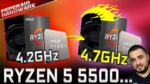 RYZEN 5 5500 Overclock 4.7 Ghz…  É possível alcançar o 5600x? Cache 16MB vs 32MB fez diferença?
