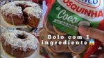 BOLO DE ROSQUINHA DE COCO NO LIQUIDIFICADOR! COM 1 INGREDIENTE
