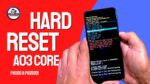 Hard Reset A03 Core, Como Formatar, Desbloquear e Restaurar