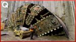Massive Tunnel Boring Machine constrói mega túnel na Europa
