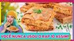 TORTA DE RAP10 com Frango Cremoso sem massa! MUITO FÁCIL DE FAZER | Receitas de Minuto 766
