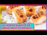 Você NUNCA VIU HOTDOG feito ASSIM! Salgado Hot dog de Forno FÁCIL de fazer | Receitas de Minuto 769