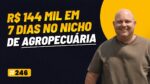 R$ 144 MIL EM 7 DIAS NO NICHO DE AGROPECUÁRIA | PODCAST FAIXA MARROM C/ MARCELO COSTA | EP #246