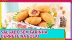 SALGADO SEM FARINHA CROCANTE E QUE DERRETE NA BOCA! Bolinho de Mandioca | Receitas de Minuto 771