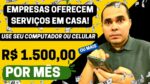 Como ganhar R$1.500,00 por mês prestando serviços sem usar o Mercado Livre e sem precisar de estoque
