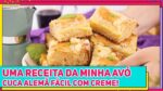 ESSA RECEITA DA MINHA AVÓ FICA INCRÍVEL! Cuca ALEMÃ de Creme MOLHADINHA – Receitas de Minuto 779