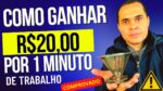 Como ganhar R$20,00 por 1 minuto de trabalho! Sem investimento e sem estoque pra Mercado Livre.